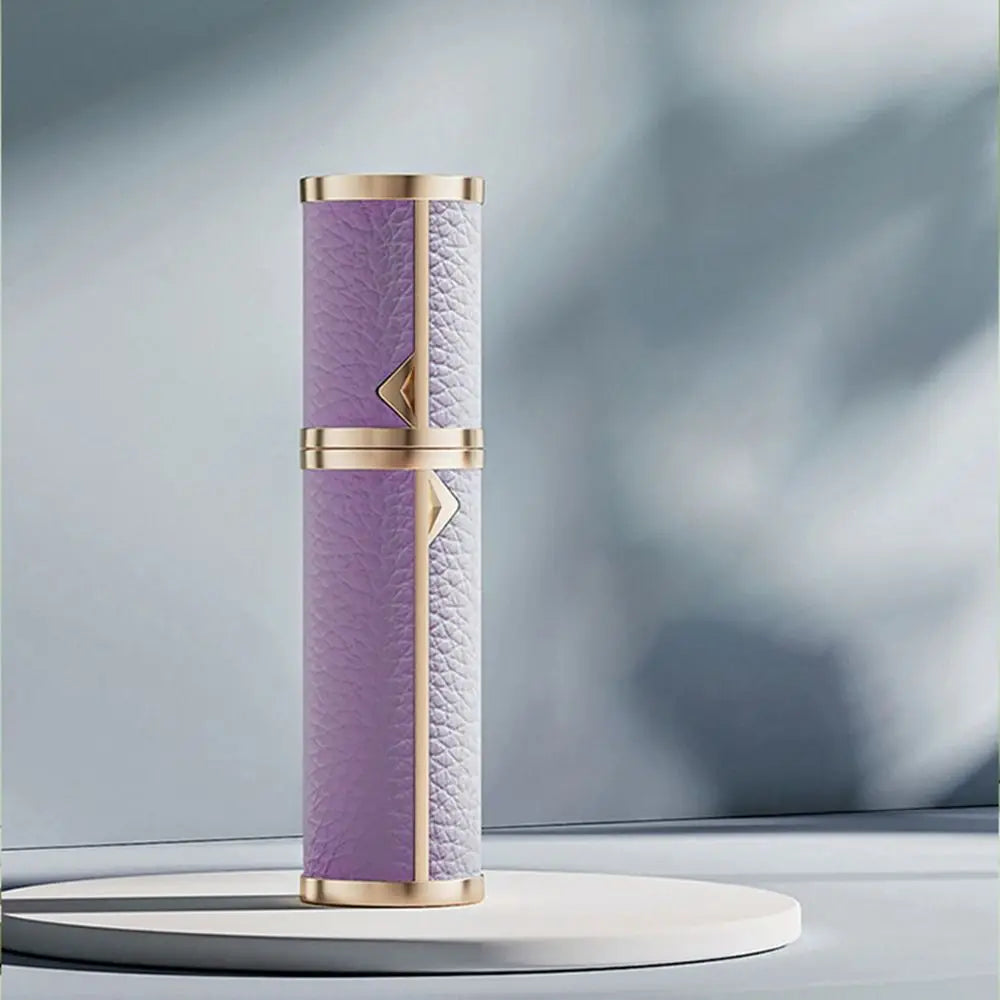5ML PU Lychee Perfume Bottle – Refillable Bottom-Fill Atomizer | Travel Ultrafine Mist Fragrance Container