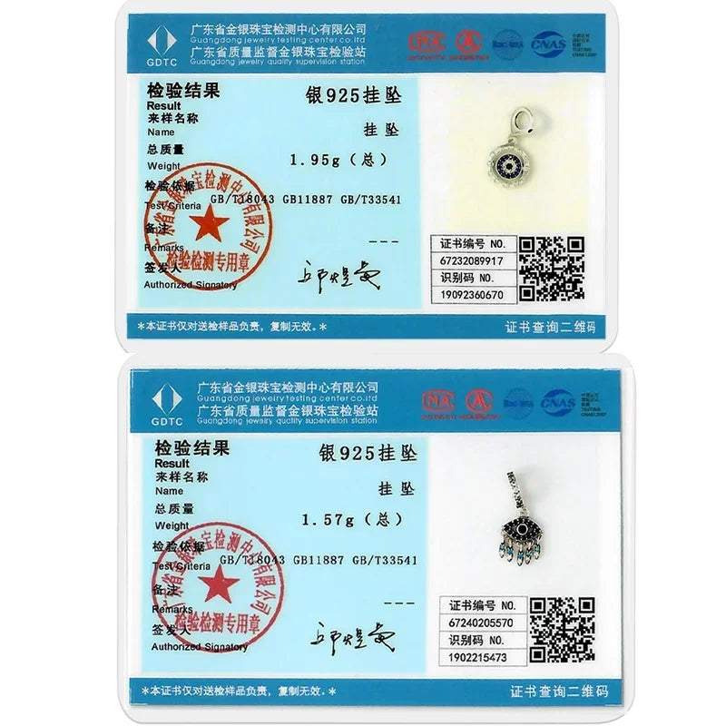 S925 Silver Heart Celtic Knot Lucky Blue Eye Charm – Fit Original Bracelet DIY Jewelry Gift for Women