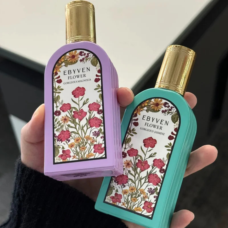 Women's Floral Perfume – Jasmine Gardenia Magnolia Eau de Toilette 50ml | Fresh Natural Long-Lasting Dreamy Floral Fragrance
