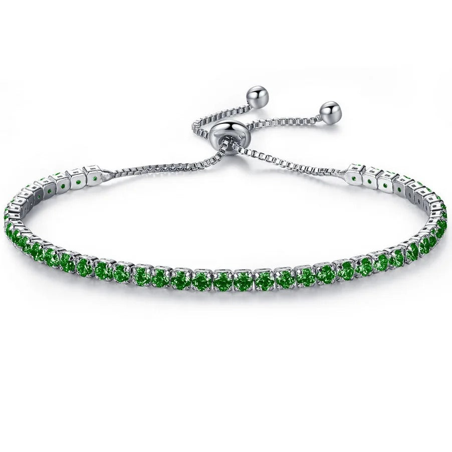 OL Style Adjustable CZ Zircon Bracelet – Fashion Party Charm Bangles Jewelry Wholesale Top Quality