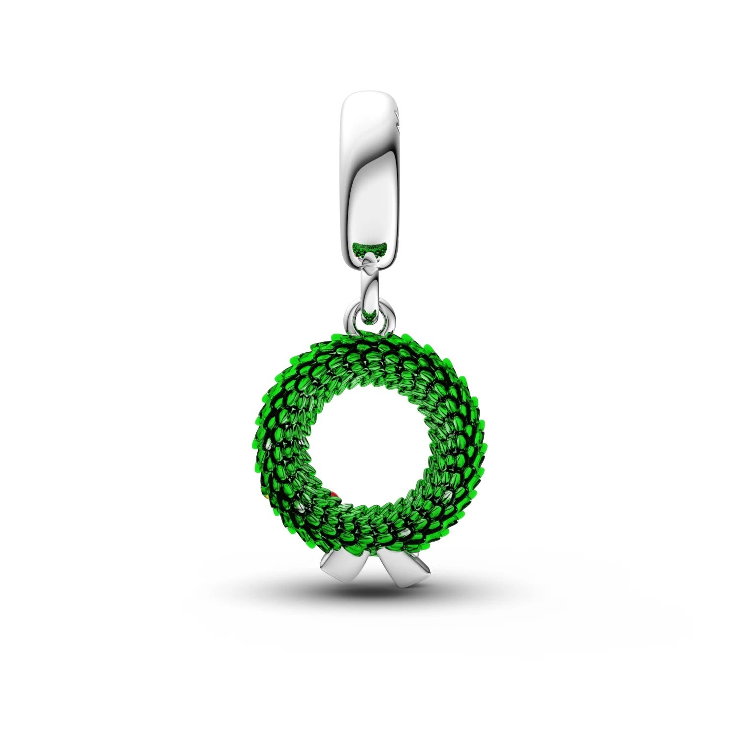 Manyilus 2025 Christmas Bow Charm Bead – S925 Sterling Silver Mother Kids Ring Charms Fit Original 925 Bracelets