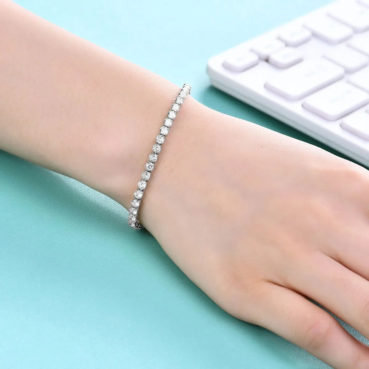 OL Style Adjustable CZ Zircon Bracelet – Fashion Party Charm Bangles Jewelry Wholesale Top Quality