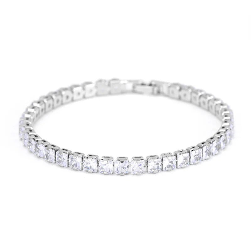 Wholesale Copper-Set Zircon Diamond Bracelet – High-End Fashion INS Jewelry Elegant & Simple Women’s Bracelet