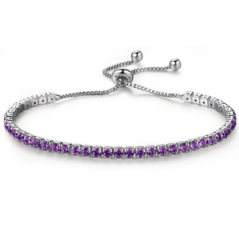 OL Style Adjustable CZ Zircon Bracelet – Fashion Party Charm Bangles Jewelry Wholesale Top Quality