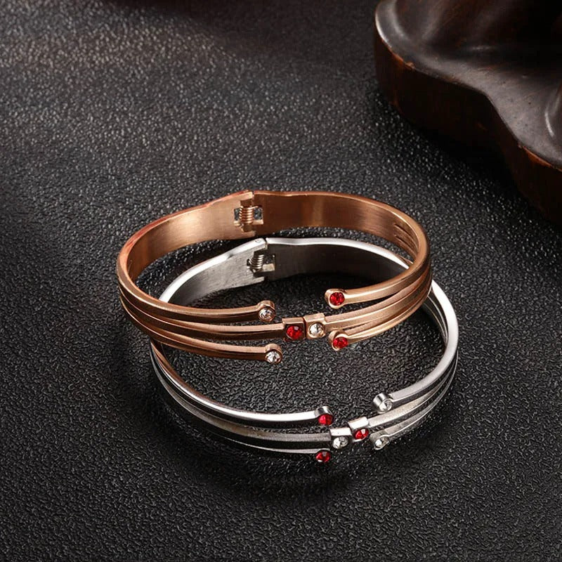 Stainless Steel Fashion Charm Bracelet for Women – Luxury Jewelry Bangle, Pandora Style Accessories