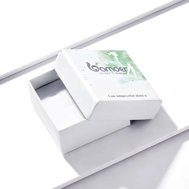 Bamoer 925 Sterling Silver Classic Square Buckle Bracelet – Retro Braided Silver Chain Link Women’s Platinum Plated Jewelry