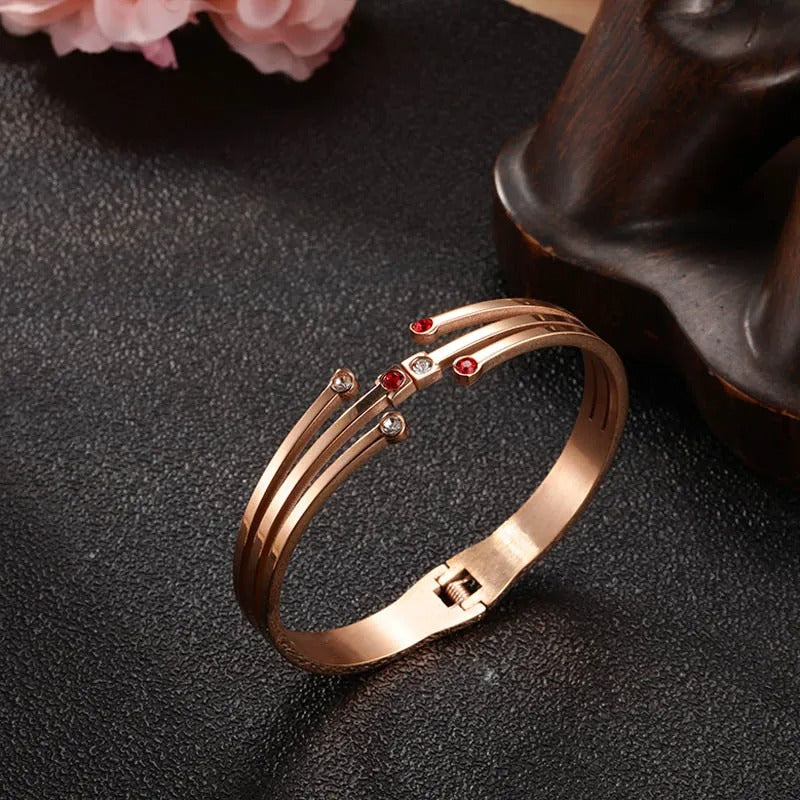 Stainless Steel Fashion Charm Bracelet for Women – Luxury Jewelry Bangle, Pandora Style Accessories