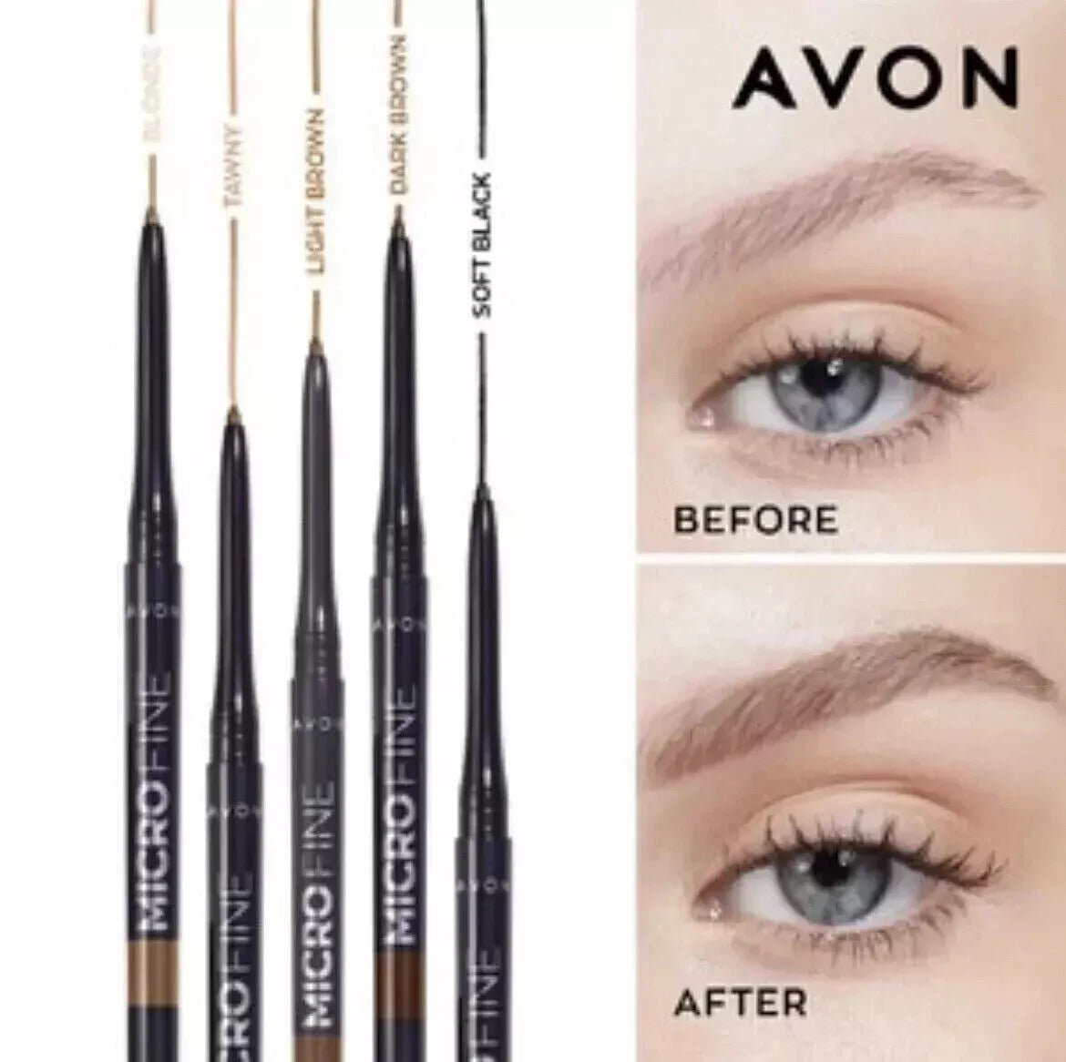 Avon Micro Fine Brow Pencil *Choose Your Shade* Bulk X3 Pack Clearance Offer On
