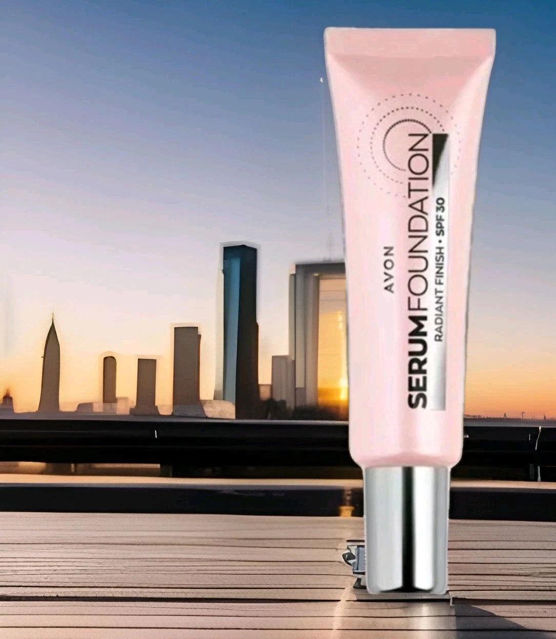 Serum Foundation SPF 30 Radiant Finish 30ml Caramel Discontinued By Avon