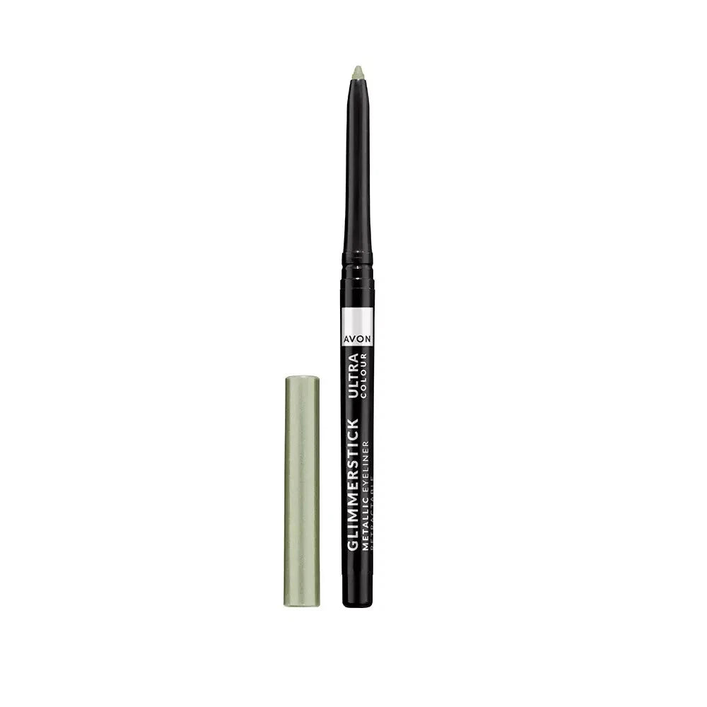Avon Ultra Colour Glimmerstick Metallic Retractable Eyeliner *Green Lights* New