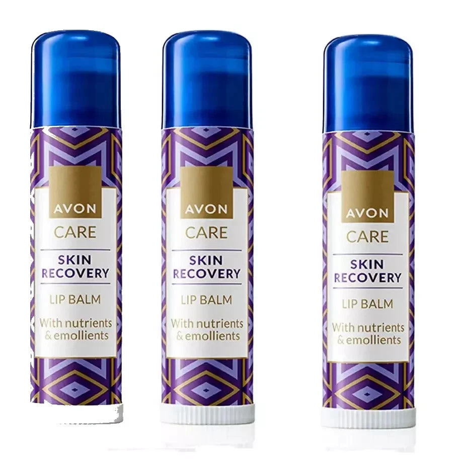 Avon Care Skin Recovery Lip Balm With Nutrients & Emollients X3 Pack Clearance