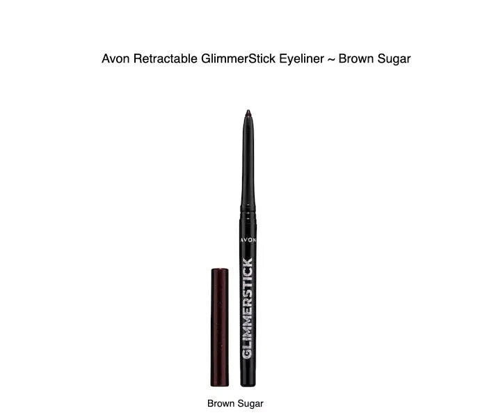Avon Glimemrstick Retractable Diamonds Eyeliner In *Brown Sugar* Sale