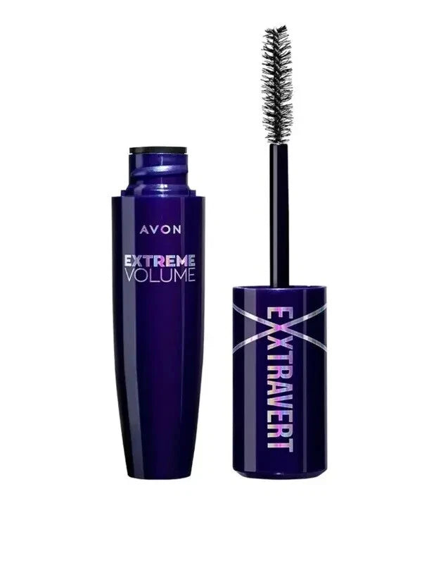 X2 Avon Exxtravert Extreme Volume Mascara *Black Brown*Rare Mascara Only £ 11