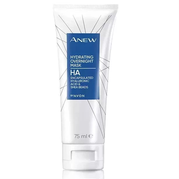 Avon Anew Hydrating Overnight Mask Hyaluronic Acid & Shea Beads Damaged Box