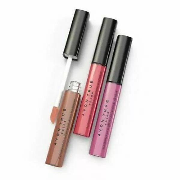 X2 Avon True Colour Glazewear Lip Gloss Apple Cinnamon Make-Up Lips Sale Bargain