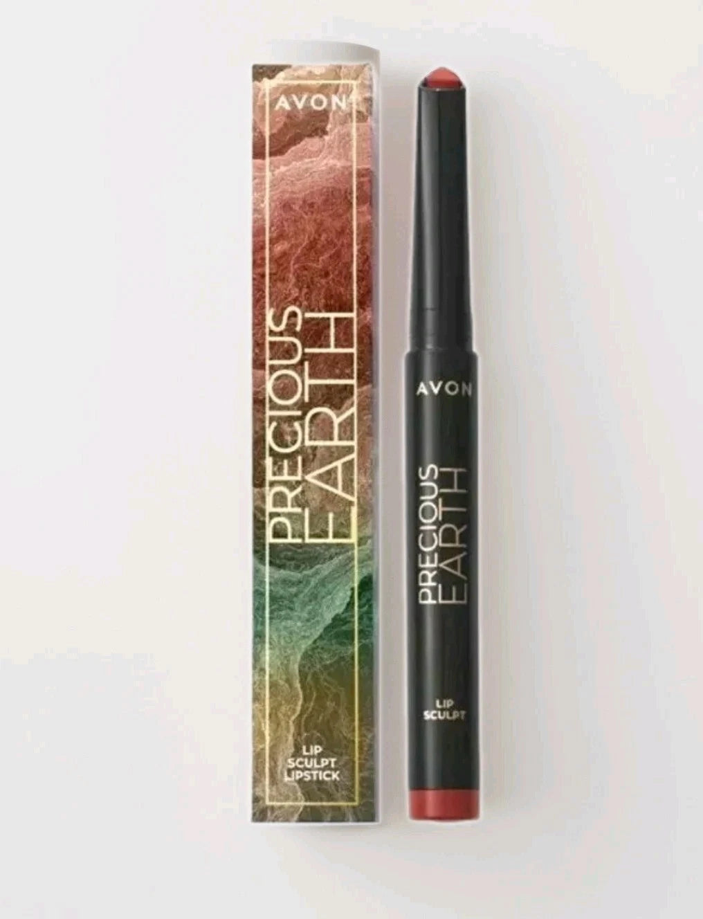 Avon Precious Earth Lip Sculpt Lipstick In Shade Terracotta Clearance Price