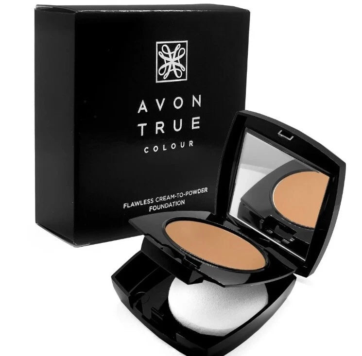 Avon True Colour Flawless Cream-to-Powder Compact Honey Beige