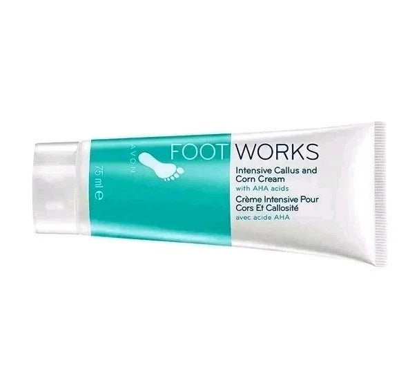 Avon Foot Works Intensive Callus And Corn Cream With AHA Acid 75ml X5 Creams