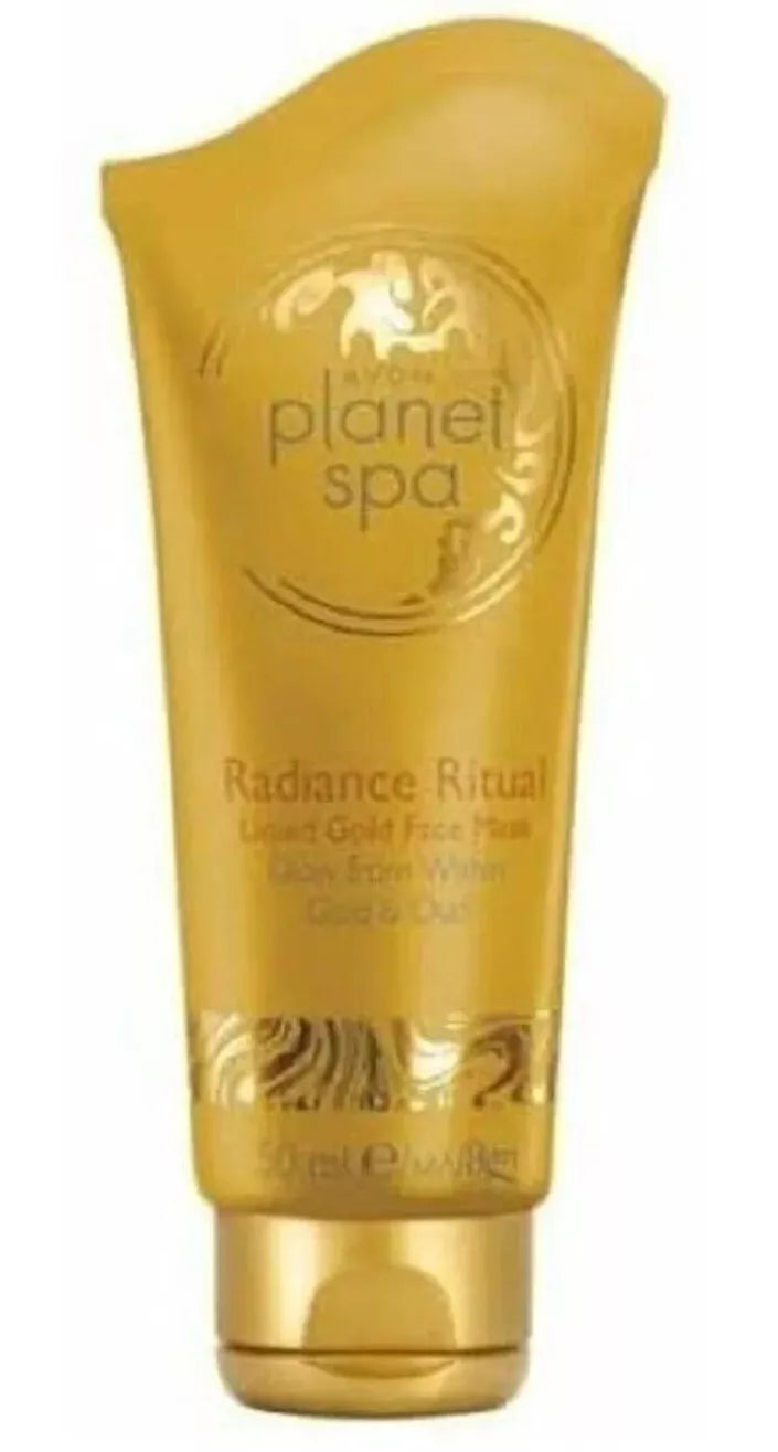 2 Tubs * Avon Planet Spa Radiance Ritual Liquid Gold Glow Face Mask  50ml £10