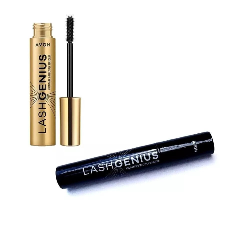 3 Pack Avon Lash Genius BLACKEST BLACK Multitask & Multiply Mascara  Formula £11