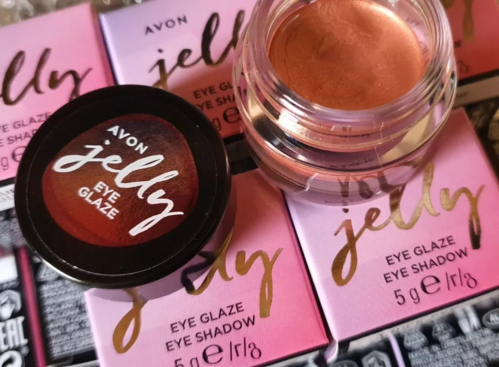 Box Of 50 Items ** AVON Day Glow Jelly Eye Glaze Eye Shadow in Taupe Dew Bulk