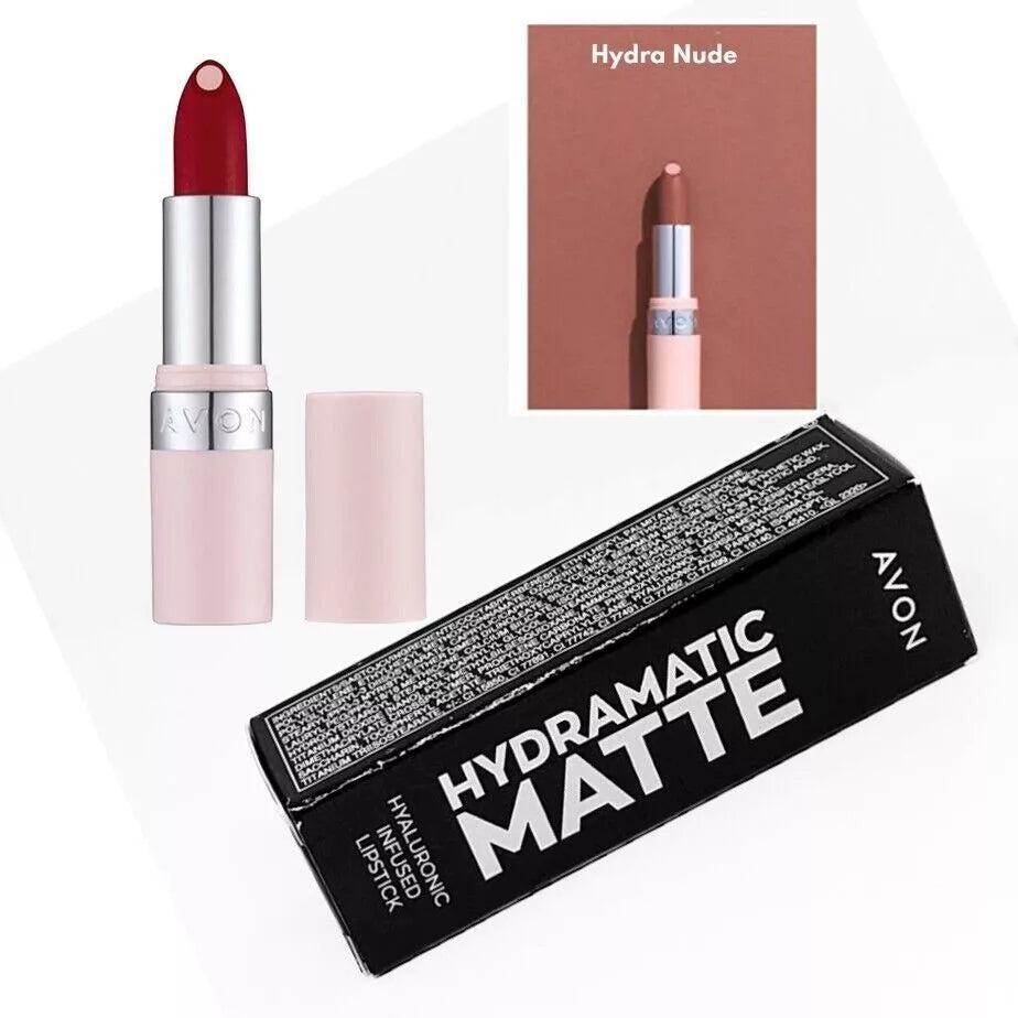 Avon Hydramatic Matte Lipstick Hyaluronic Infused Lipstick * Hydra Nude* Sale