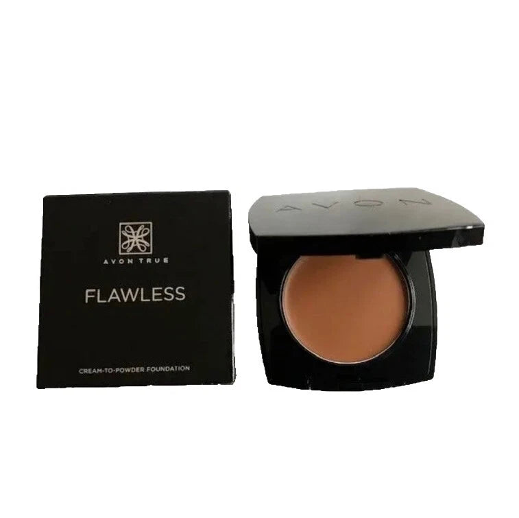 Avon True Flawless ULTRAMATTE  Cream to Powder Foundation - SPICE Last One