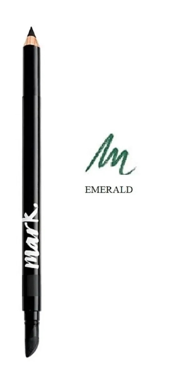 Avon Mark The Big / Intense Kohl Longwear Eyeliner with Smudger *Shade Emerald*