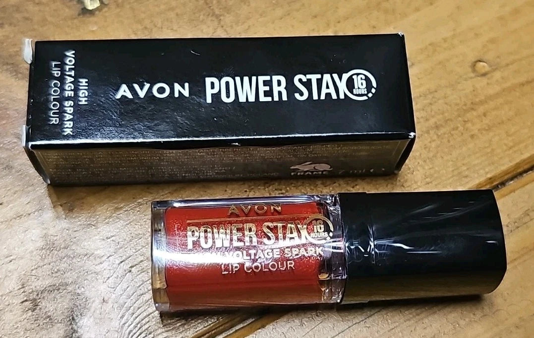 Avon Power Stay High Voltage Spark 16-Hour Lip Colour - Scarlet Flame