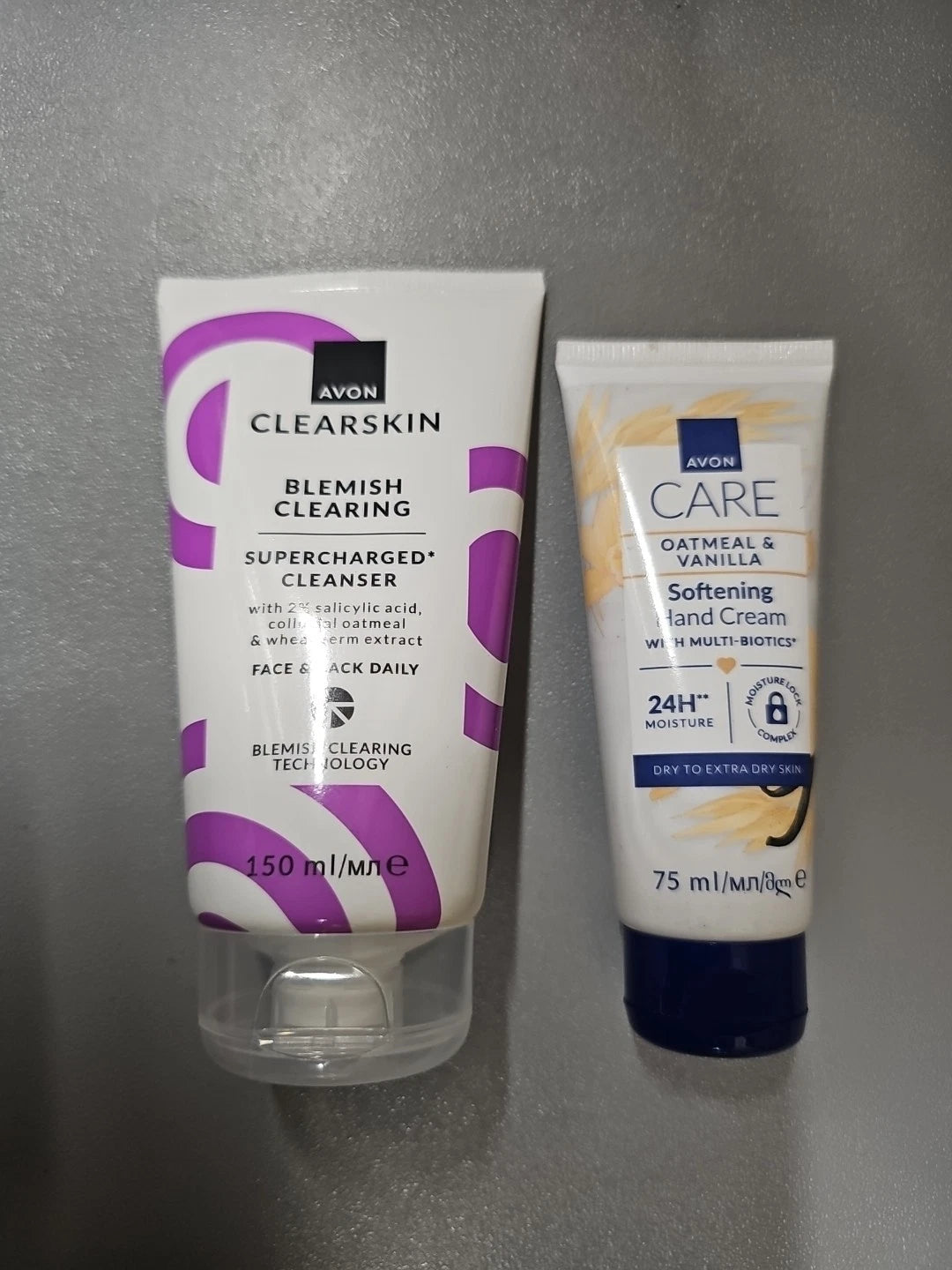 Avon Blemish Clearing Supercharged Cleanser Salicylic Acid + Hand Cream