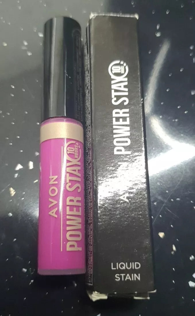 AVON Power Stay 10 hour Liquid Stain lipstick,Various Shade Purple * Be Mine