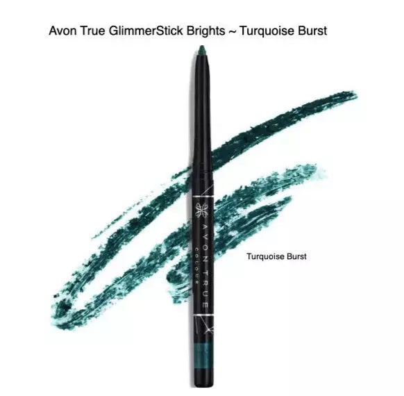 Avon True Glimmerstick Brights Eyeliner In *Turquoise Burst* Discontinued Item