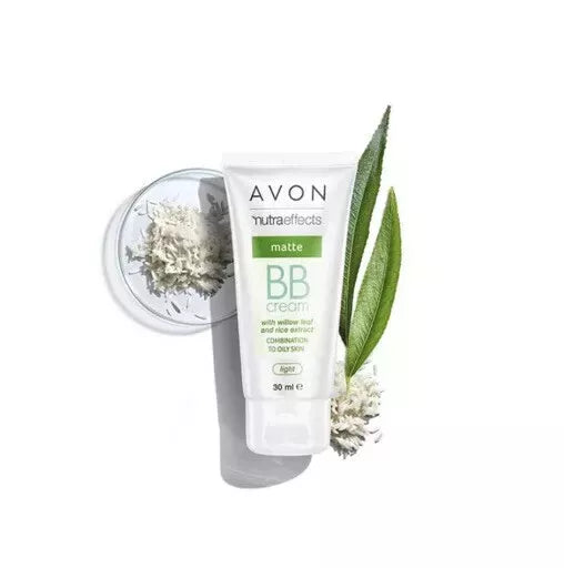 Avon Nutra Effects Matte 5 in 1 BB Cream Willow Leaf & Rice Extract *Extra Light