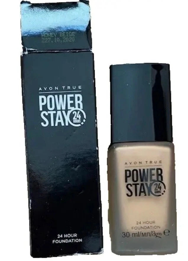 2 Bottles £11 ** AVON power stay 24 hour honey beige free p+p