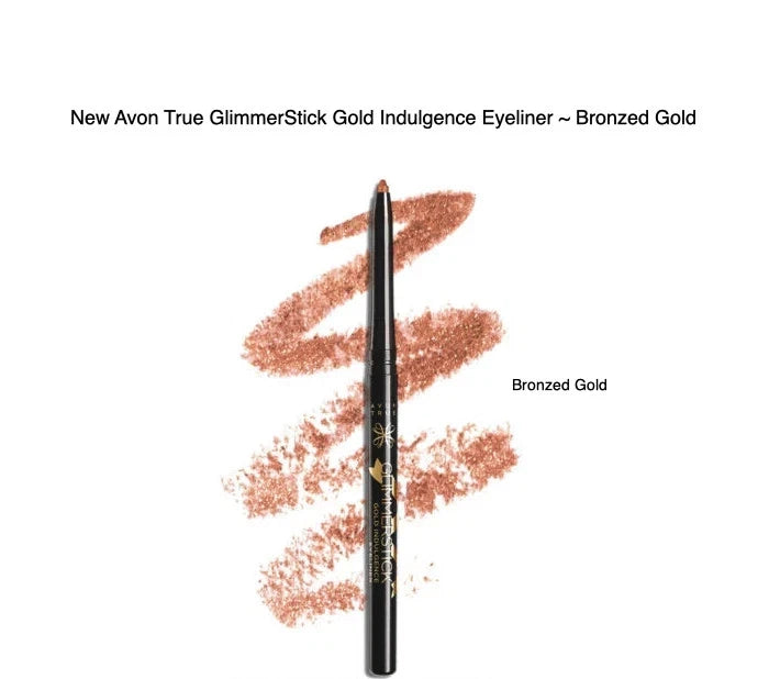 Avon Glimmerstick Gold Indulgence Eyeliner *Bronzed Gold* Discontinued