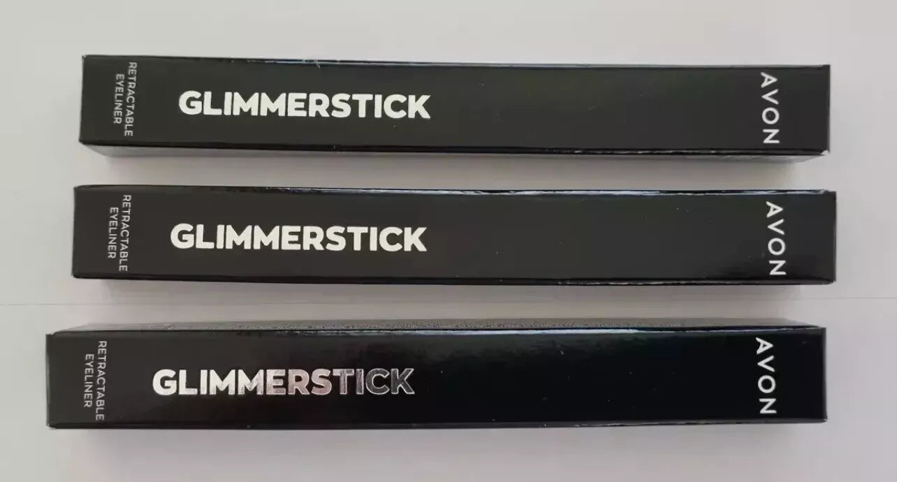 Avon Glimmerstick Retractable Eyeliner In *Blackest Black* X3 Eyeliners Unboxed