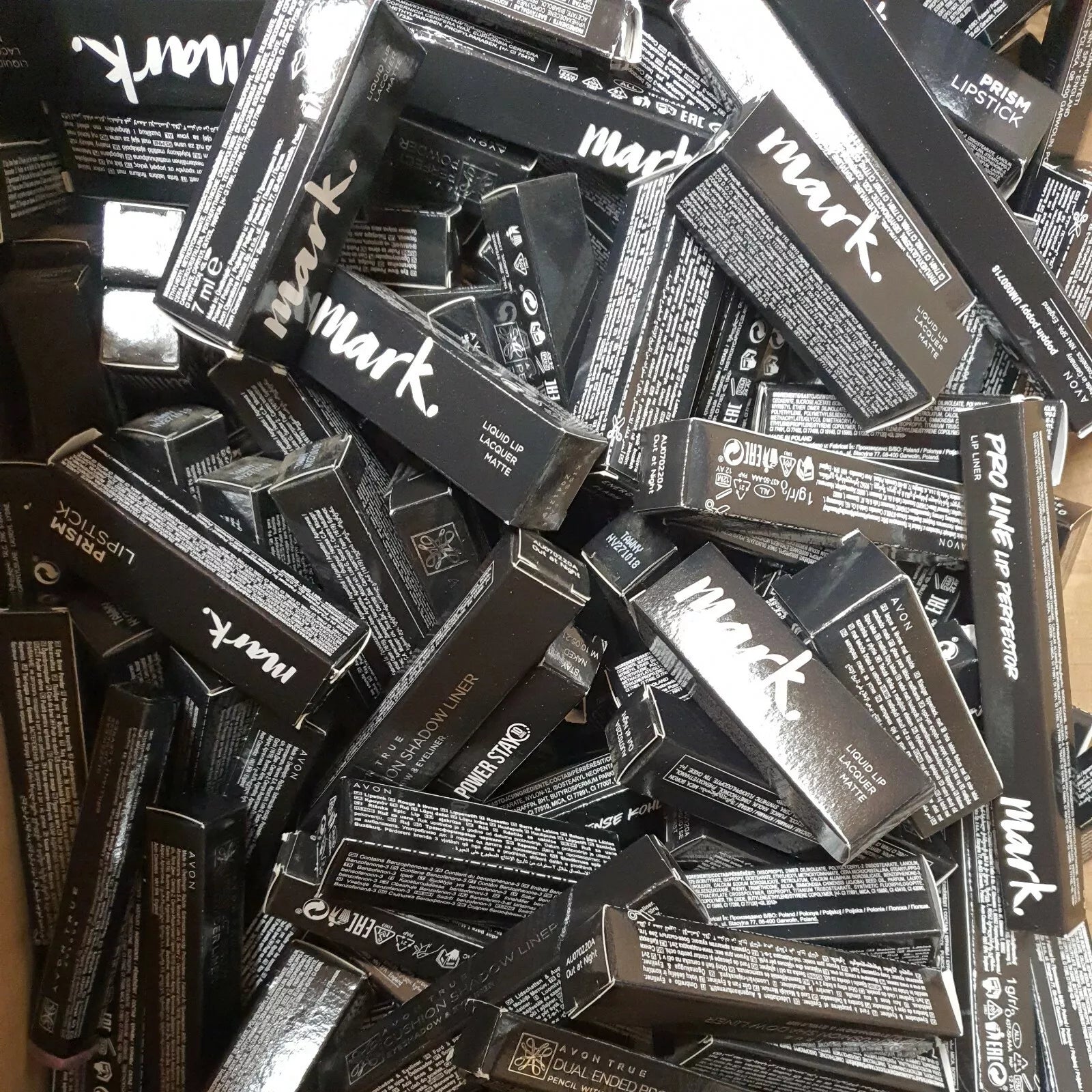 Joblot Eye Liners + Lipsticks + pencils + tattoo pens and more 25 random items