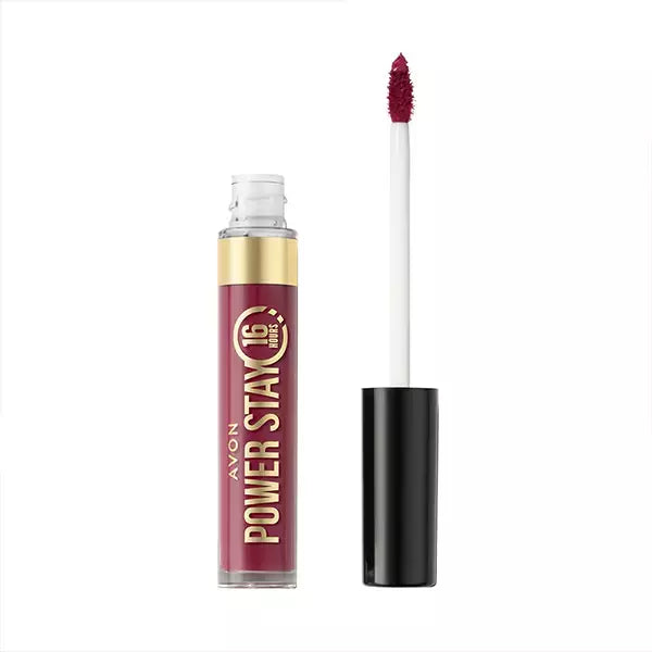 Avon  Power Stay 16 Hours Liquid Lip Colour Shade *In Charge Mauve* Last Few
