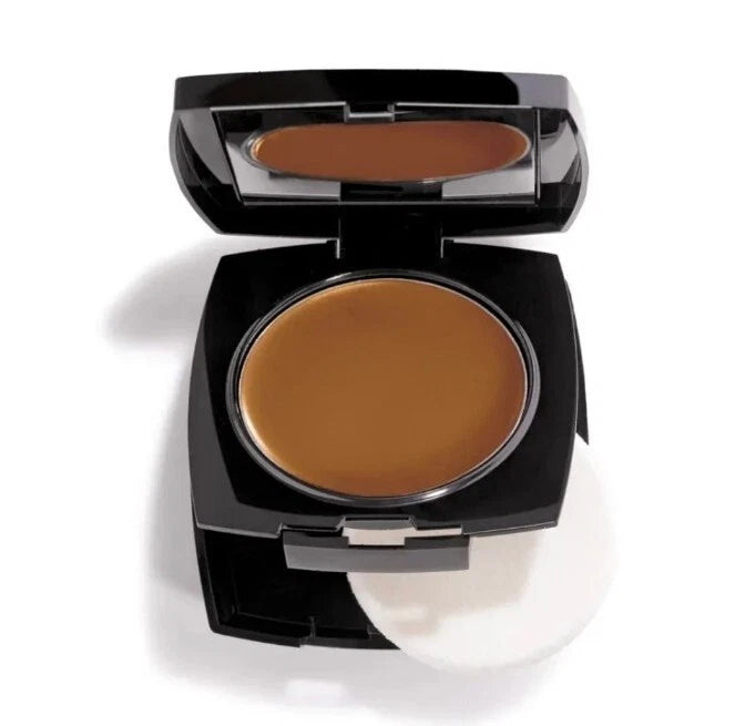 AVON True Mattifying Cream to Powder Foundation Compact Walnut SPF12 in N4-15
