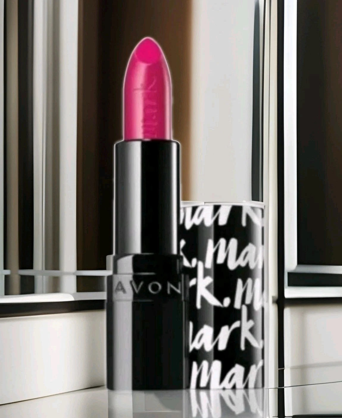 X2 Only £7 ** Avon Mark. EPIC LIP Lipstick In Shade- Extreme mauve BNIB Pink