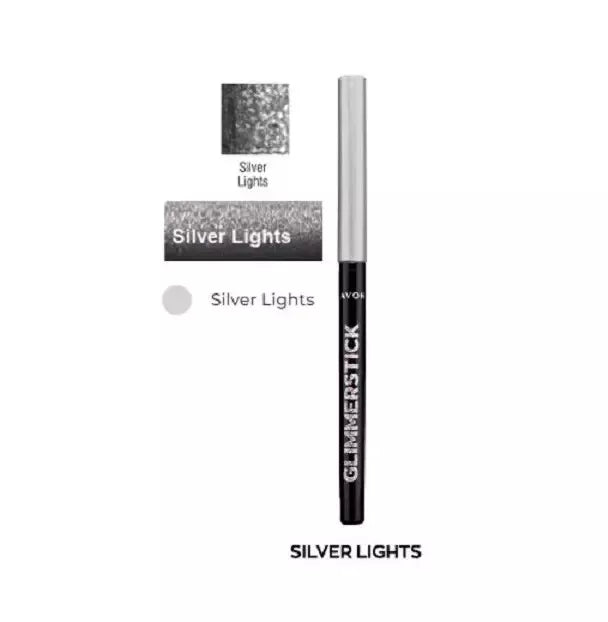 Avon Glimmerstick Retractable Diamonds Eyeliner In *Silver Lights* Sale Offer