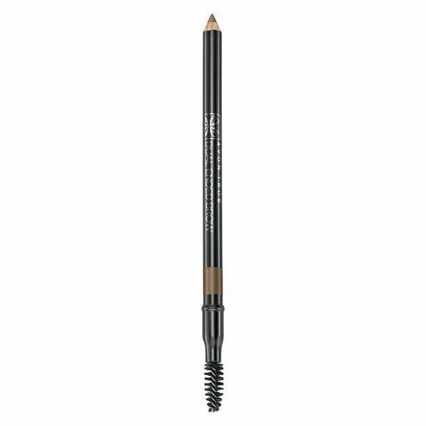 Avon True Dual Ended Brow Pencil With Spoolie - Soft Black