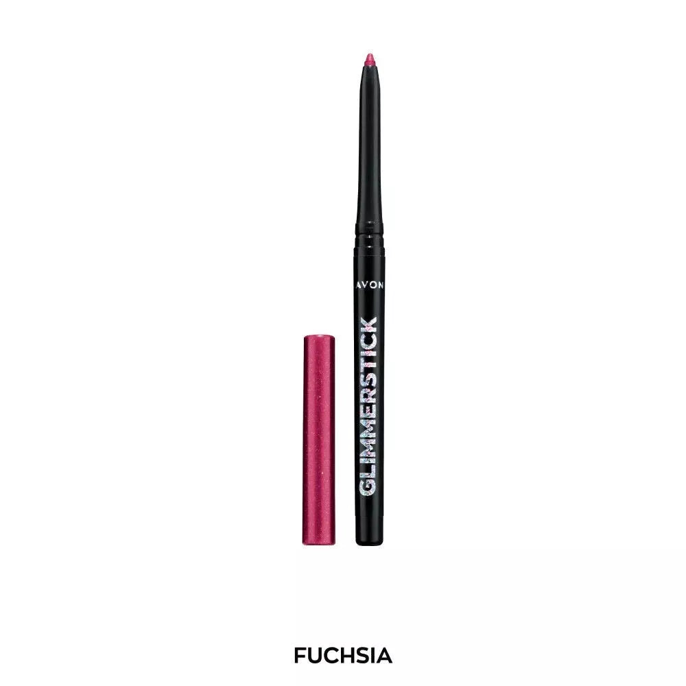 Avon Glimmerstick Eyeliner Twist up No Need To Sharpen Shade Fuchsia