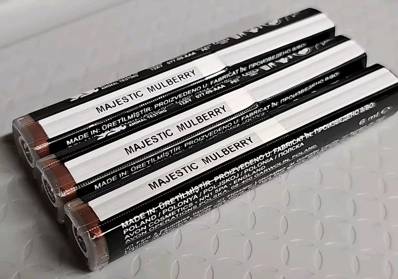 3 Pack Of Avon Metallic Reign Liquid Eyeshadow - MAJESTIC MULBERRY £6.99