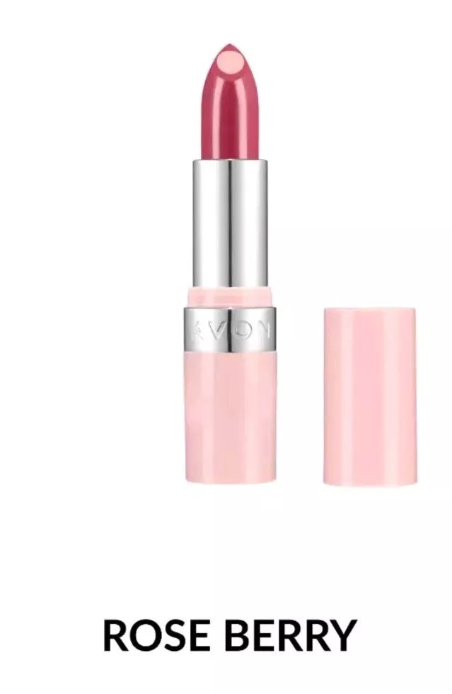 X2 Avon hydramatic shine lipstick Rose Berry Infused  £8