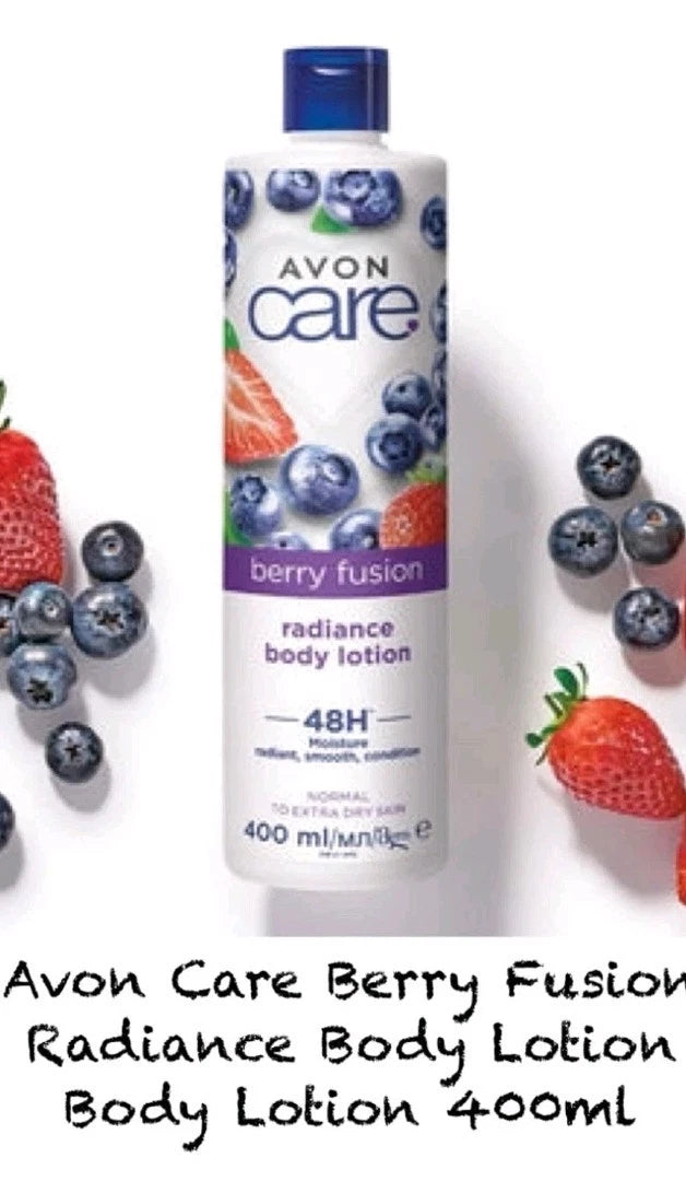 Avon Berry Fusion Radiance Body Lotion 400ml Unisex Ladies Men Moisture