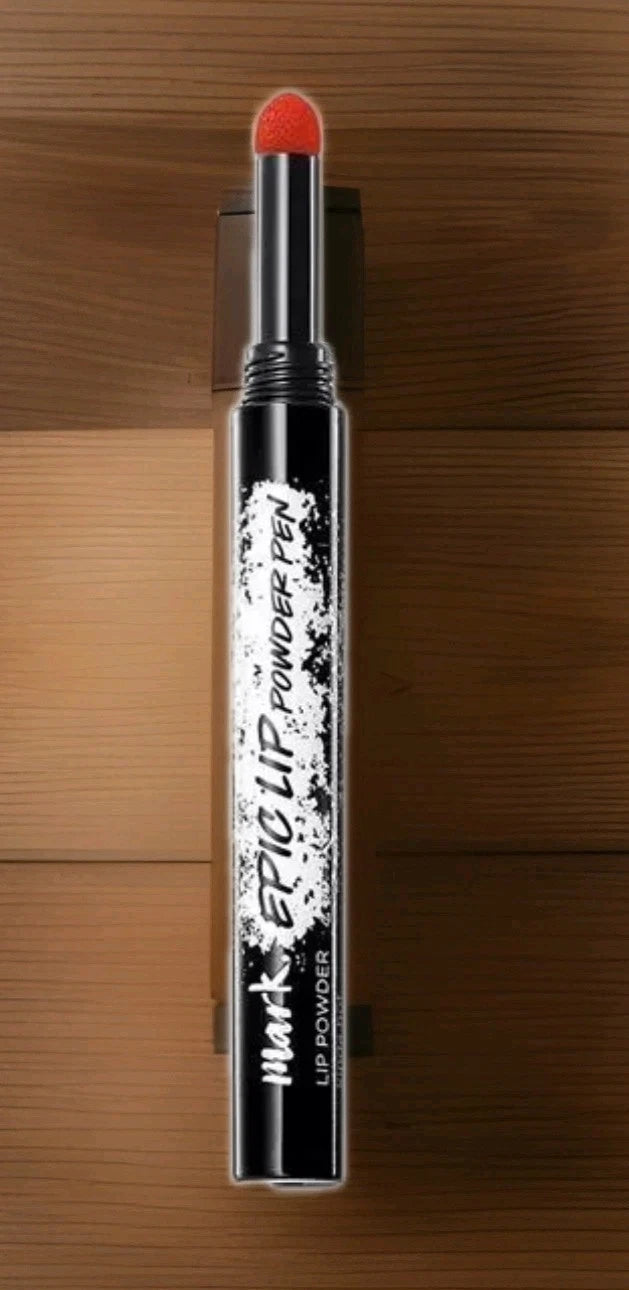 X3 Avon Mark Epic Lip Powder Pen Lipstick Shade ** Free To Be ** Red ** £7