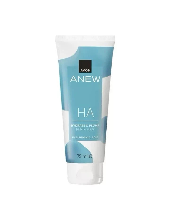 X3 Avon Anew HA Hydrate & Plump 10 Min Mask Added Hyaluronic Acid 75ml Unsealed