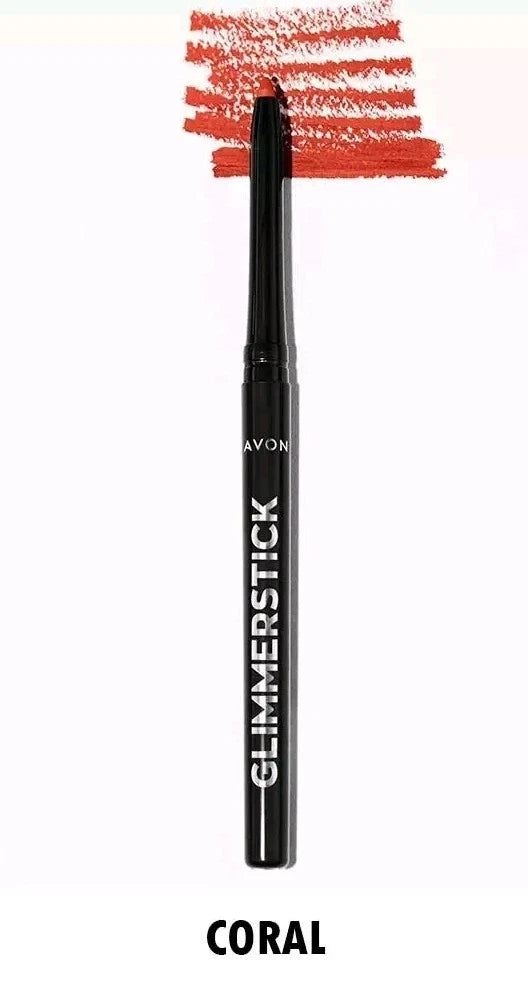X2 Items - Avon True Glimmerstick Lip Liner In *Coral* Sale Clearance Only £7