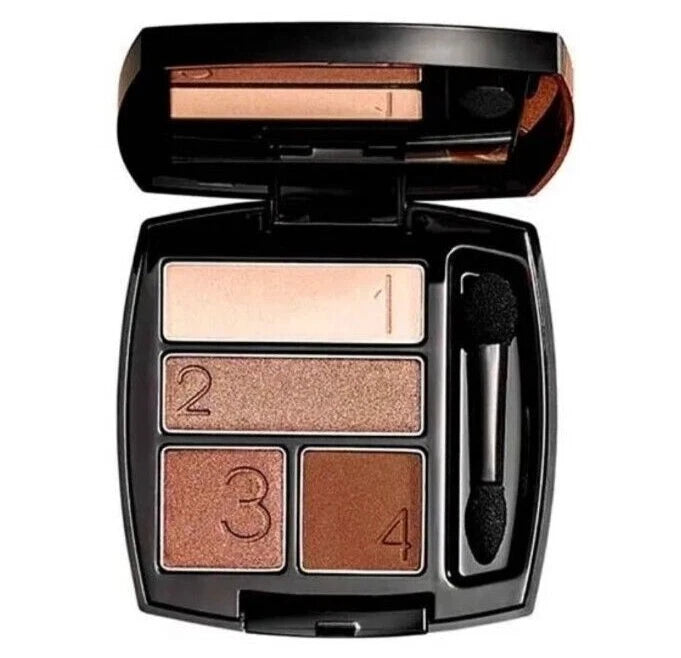 3 Pack Perfect Wear Eyeshadow Quad With Brush & Mirror Toasted Terracotta £12